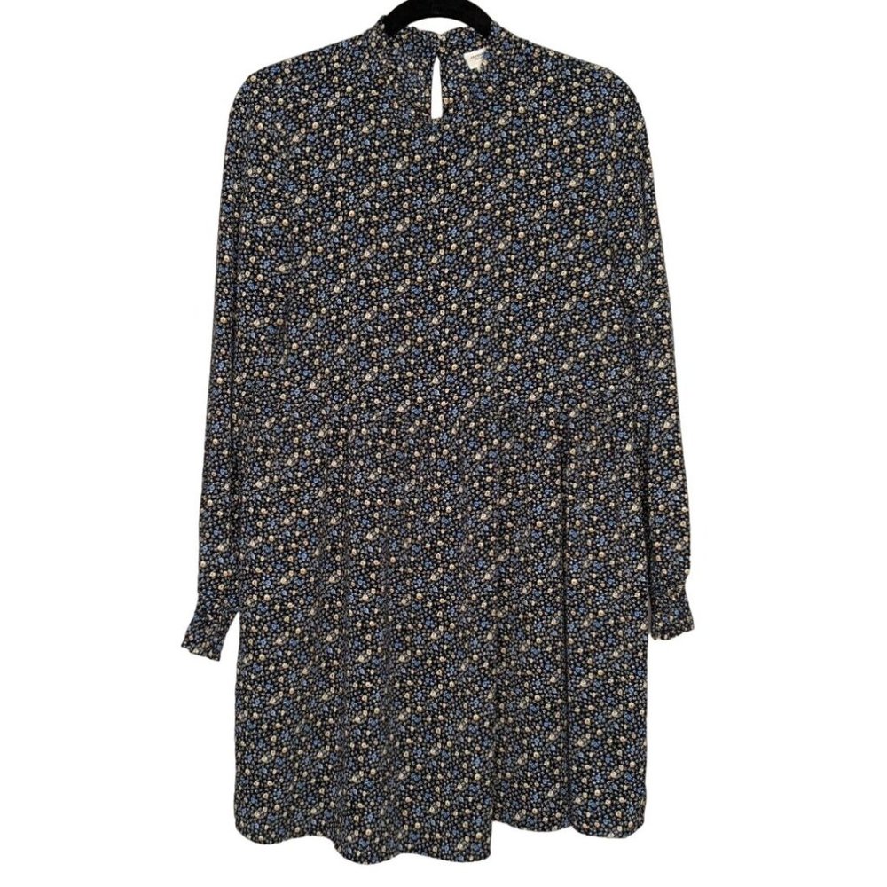 JACQUELINE de YONG long‎ sleeve floral Piper Aline summer dress sz 36 US sz 6